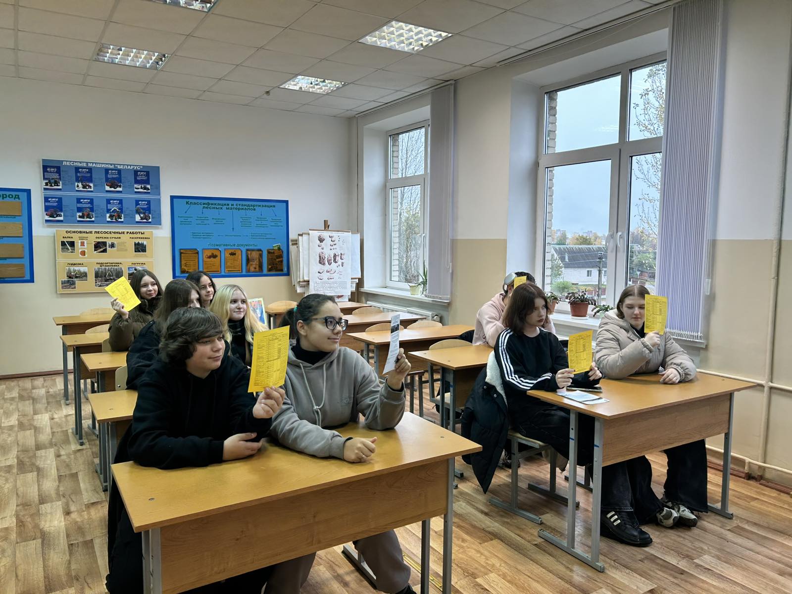 Учащиеся 9 классов приняли участие в Дне открытых дверей Витебского государственного технологического колледжа