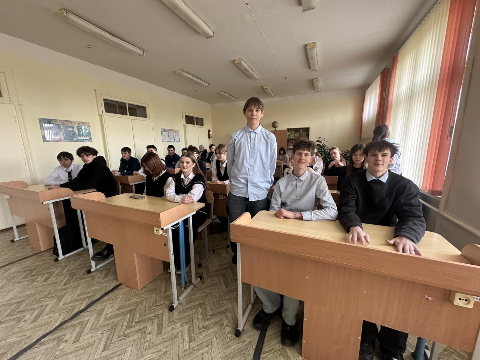 Учащиеся 9 А класса приняли участие в Ярмарке целевой подготовки, которая прошла на базе средней школы №22 г.Витебска