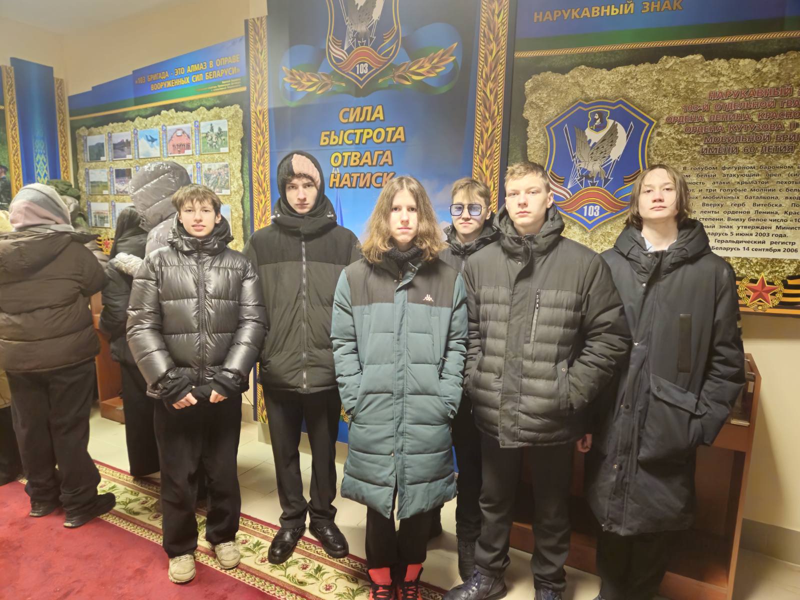 20 февраля учащиеся школы приняли участие в Дне открытых дверей войсковой части 52287