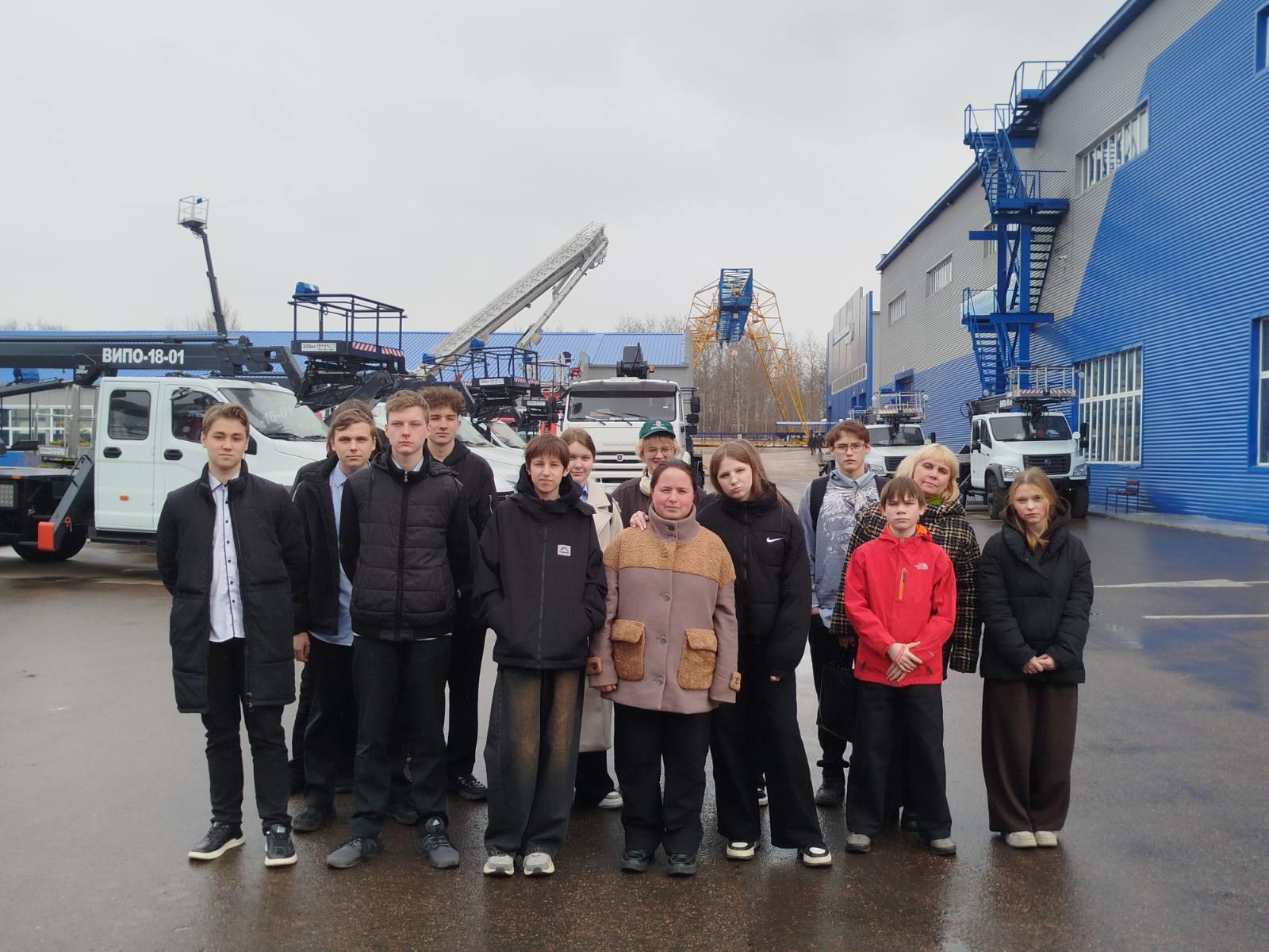 20 марта учащиеся школы совершили экскурсию на предприятие «Витстройтехмаш».