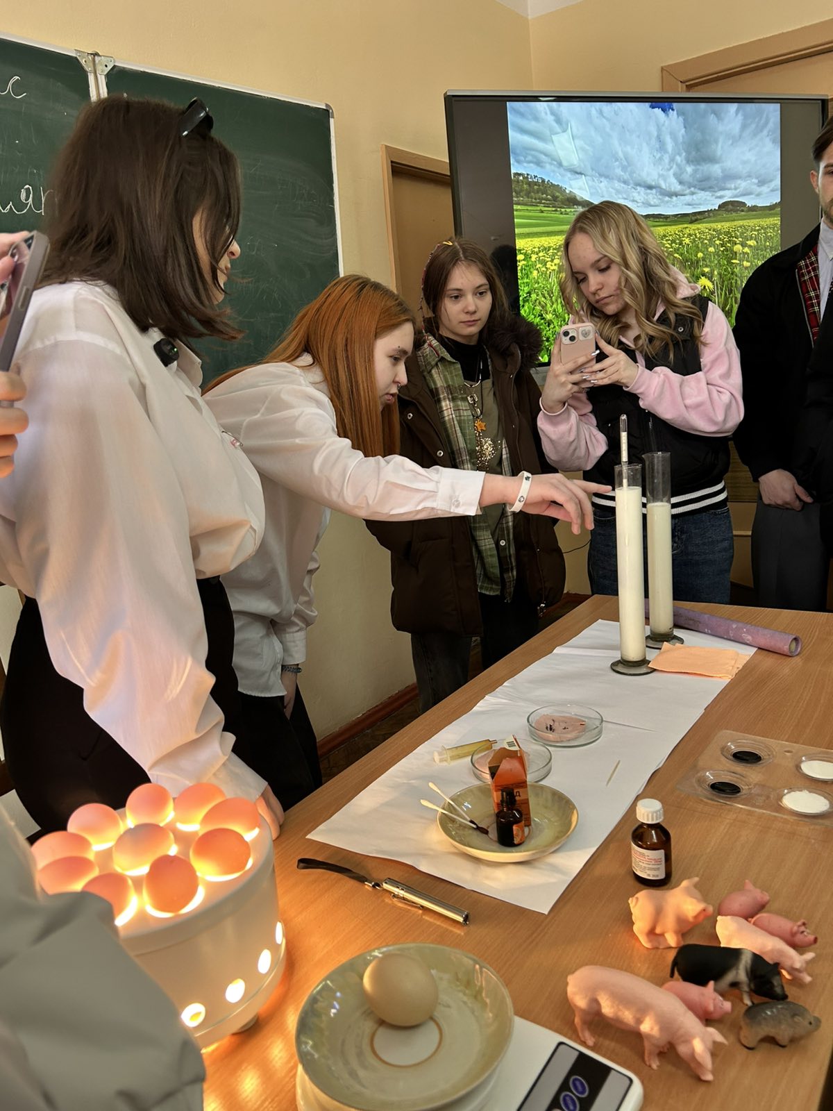 Учащиеся 9 а класса , приняли участие в мероприятиях в рамках Дня открытых дверей в УО «Витебский государственный колледж электротехники»