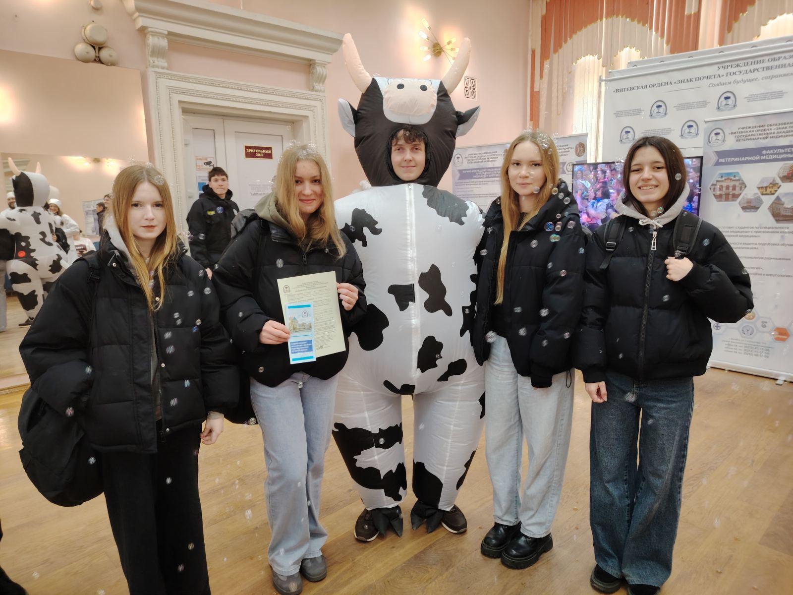 Учащиеся школы приняли участие в дне открытых дверей УО ВГАВМ.