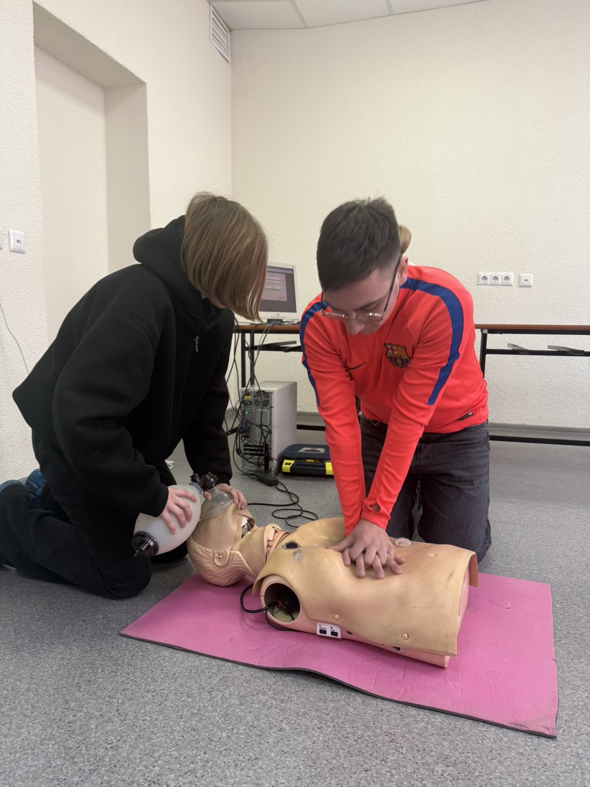 Учащиеся средней школы №30 г.Витебска посетили аттестационный симуляционный центр ВГМУ.