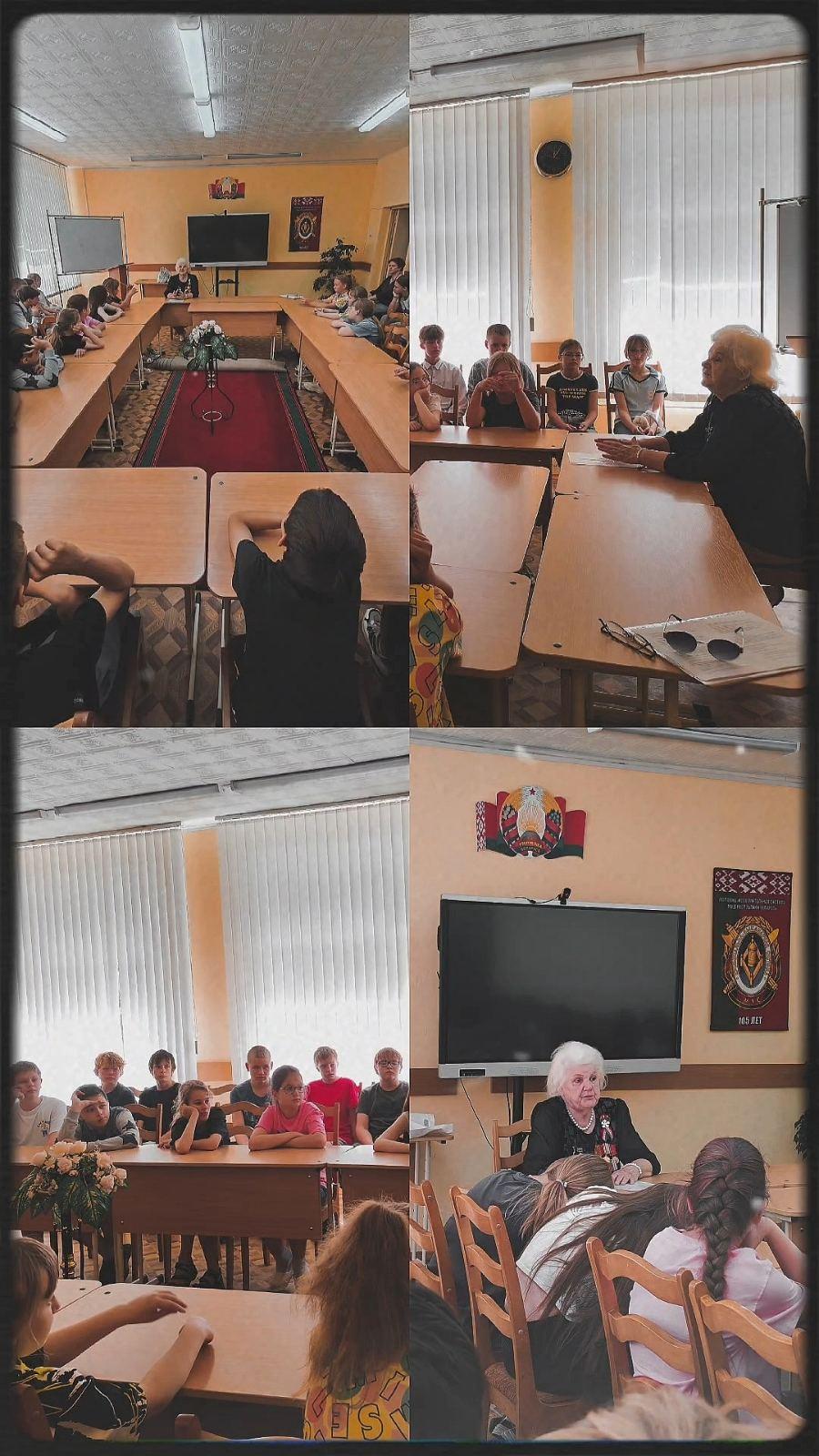 Урок мужества «Женское лицо Победы» (к Году белорусской женщины) для воспитанников лагеря » Патриот»